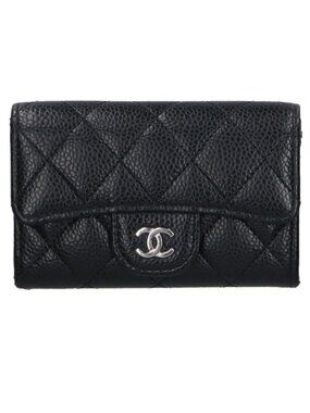 Chanel Caviar Leather Quilted Card Case